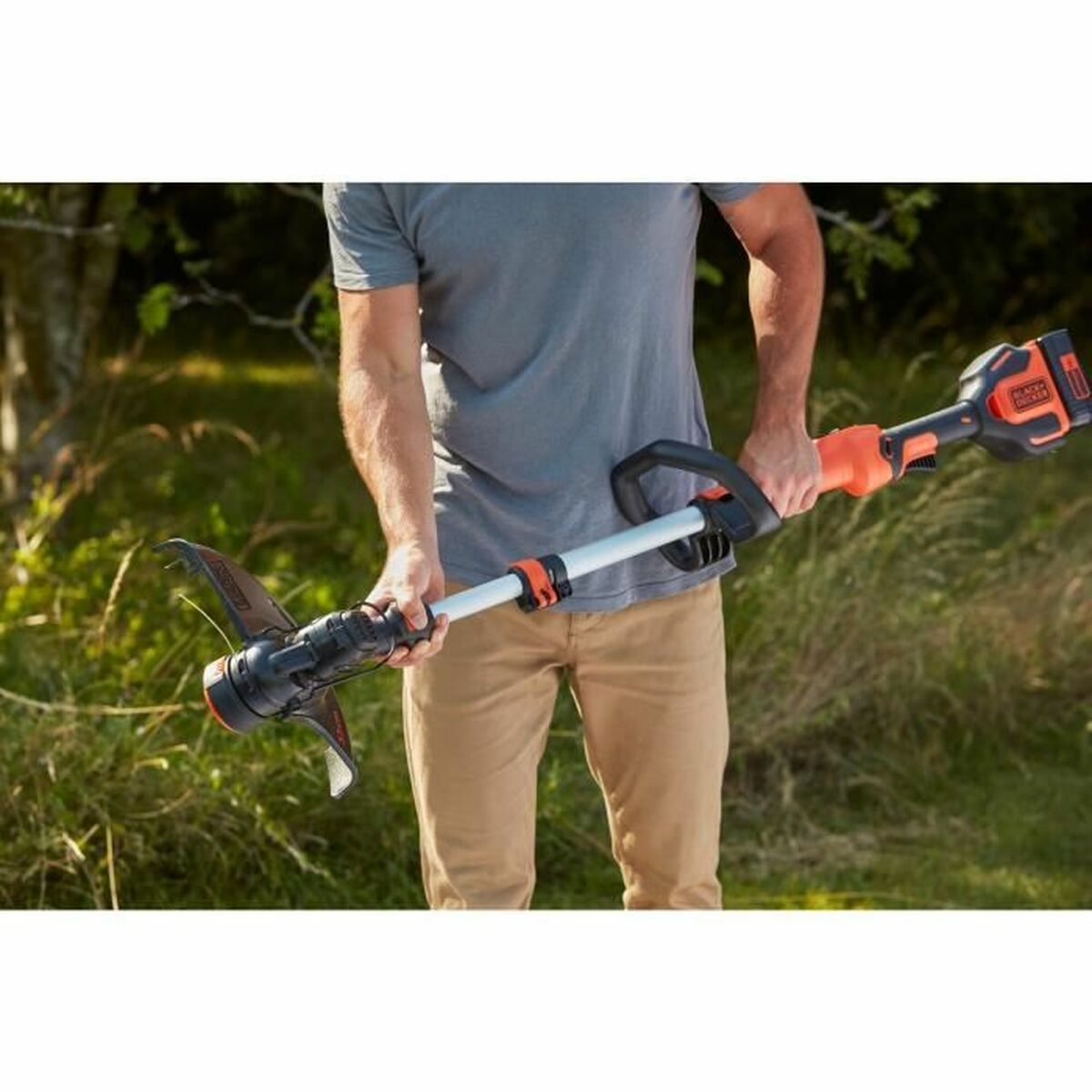 Ηλεκτρικό Ψαλίδι Black & Decker PowerCommand Pivotant BCSTE636L1-QW 36 V Ø 33 cm