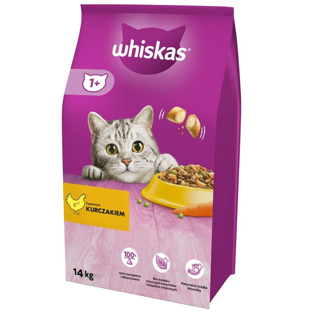 Γατοτροφή Whiskas   Ενηλίκων Κοτόπουλο Λαχανικό 14 Kg