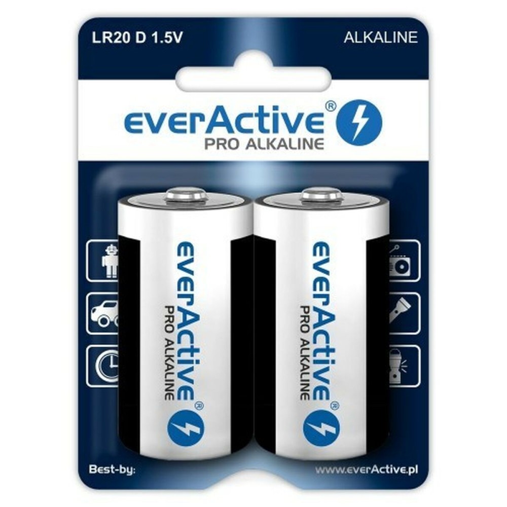 Μπαταρίες EverActive LR20 1,5 V (x2)