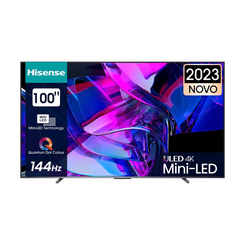 Smart TV Hisense 100U7KQ 100" 4K Ultra HD LED Dolby Atmos AMD FreeSync