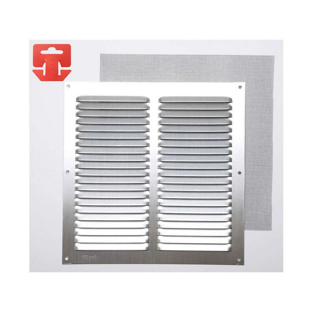 Πλέγμα Fepre Δίχτυ για κουνουπιέρες Αλουμίνιο Chrome (25 x 25 cm)