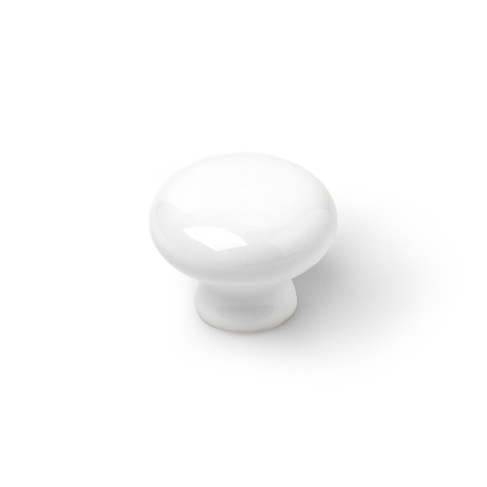 Κουμπί Rei 821 Στρόγγυλο Πορσελάνη Λευκό 4 Μονάδες (Ø 3,5 x 2,6 cm)