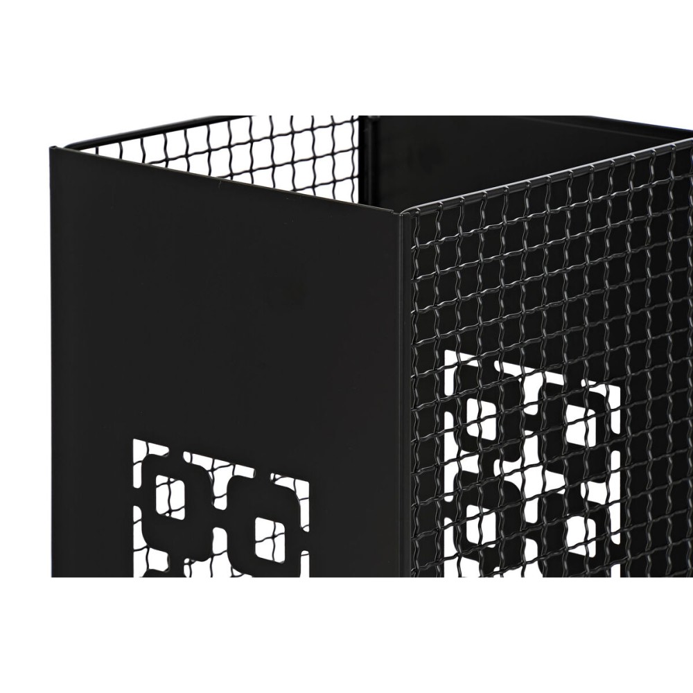 Ομπρελοθήκη DKD Home Decor 19 x 19 x 47,5 cm Μαύρο Γκρι Μέταλλο Loft (x2)