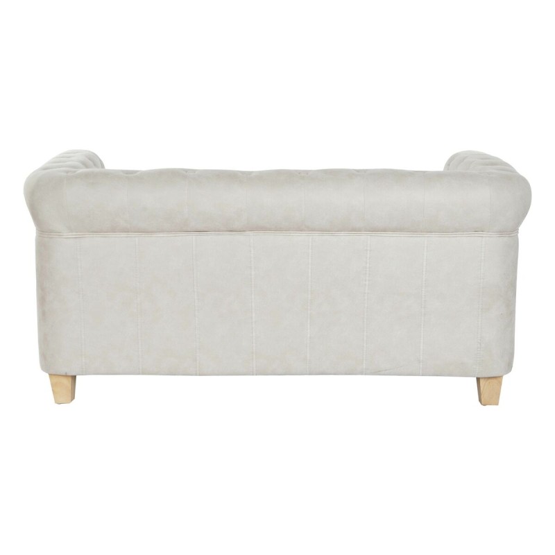 Καναπές DKD Home Decor 151 x 82 x 70 cm Φυσικό Ξύλο Καφέ Κρεμ Vintage