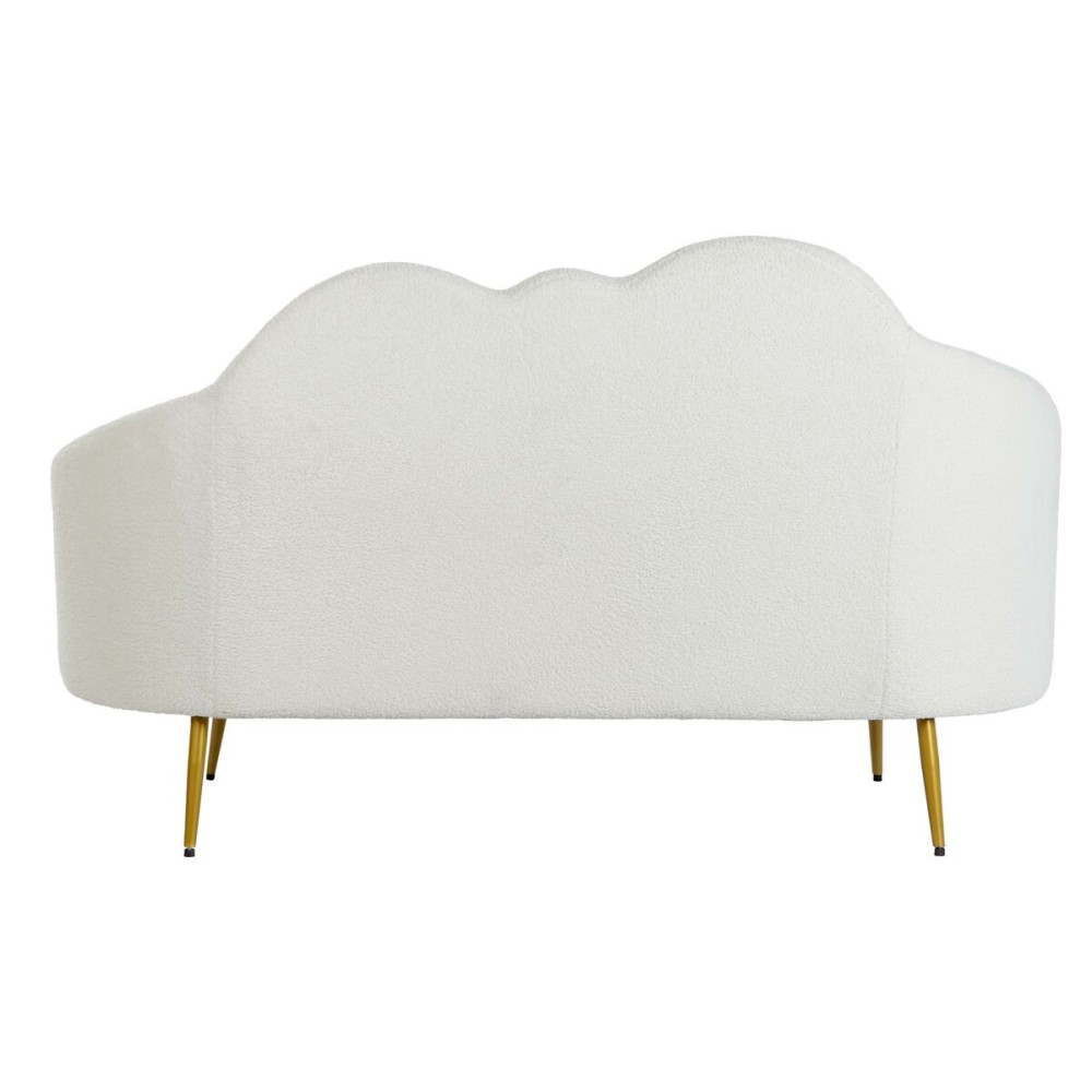 Καναπές DKD Home Decor Λευκό Μουστάρδα Μέταλλο Σύννεφα Scandi 155 x 75 x 92 cm