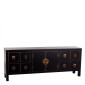 Τηλεόραση ORIENTE 130 x 24 x 50,5 cm Μαύρο Χρυσό Ξύλο