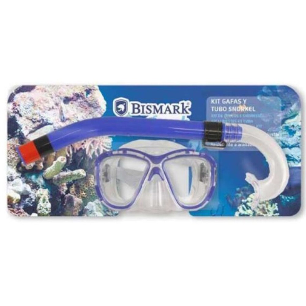 Γυαλιά Καταδύσεων με Σωλήνα Bismark PVC Ενήλικες
