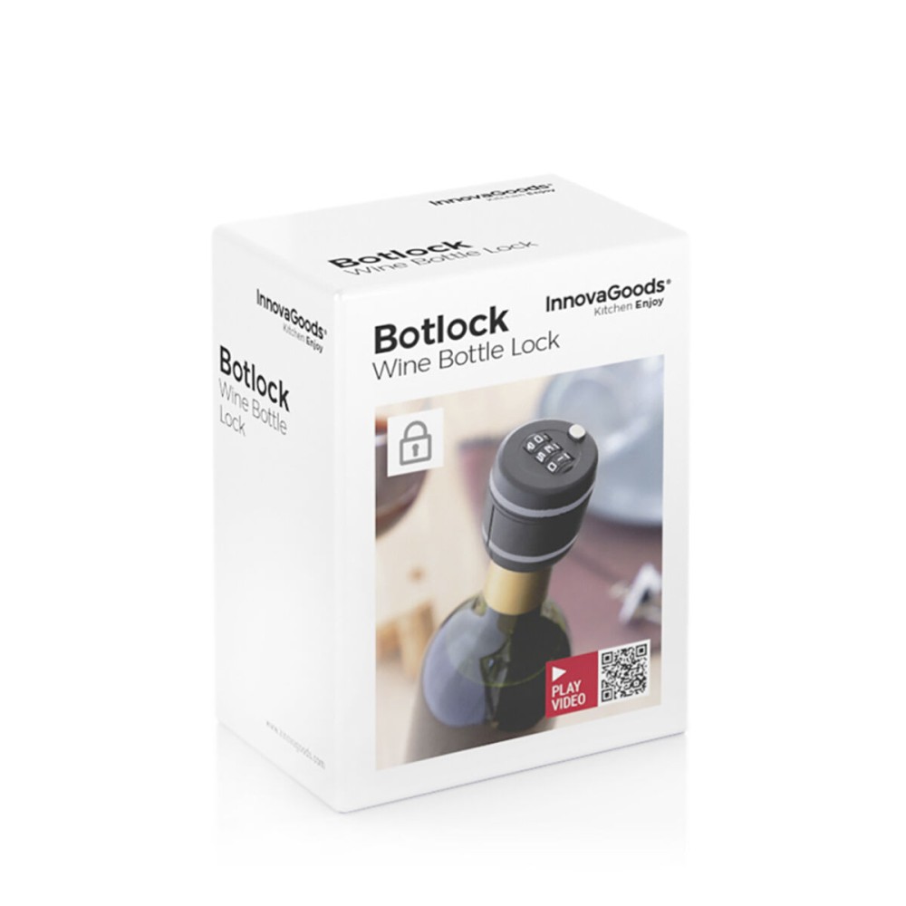 Κλειδαριά μπουκαλιών κρασιού Botlock InnovaGoods