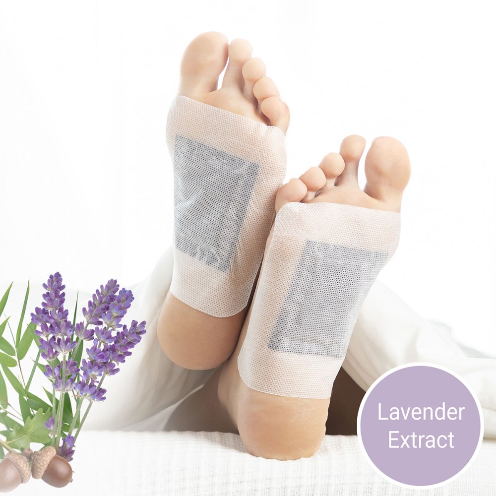 Έμπλαστρα Αποτοξίνωσης για τα Πόδια Lavender InnovaGoods x10