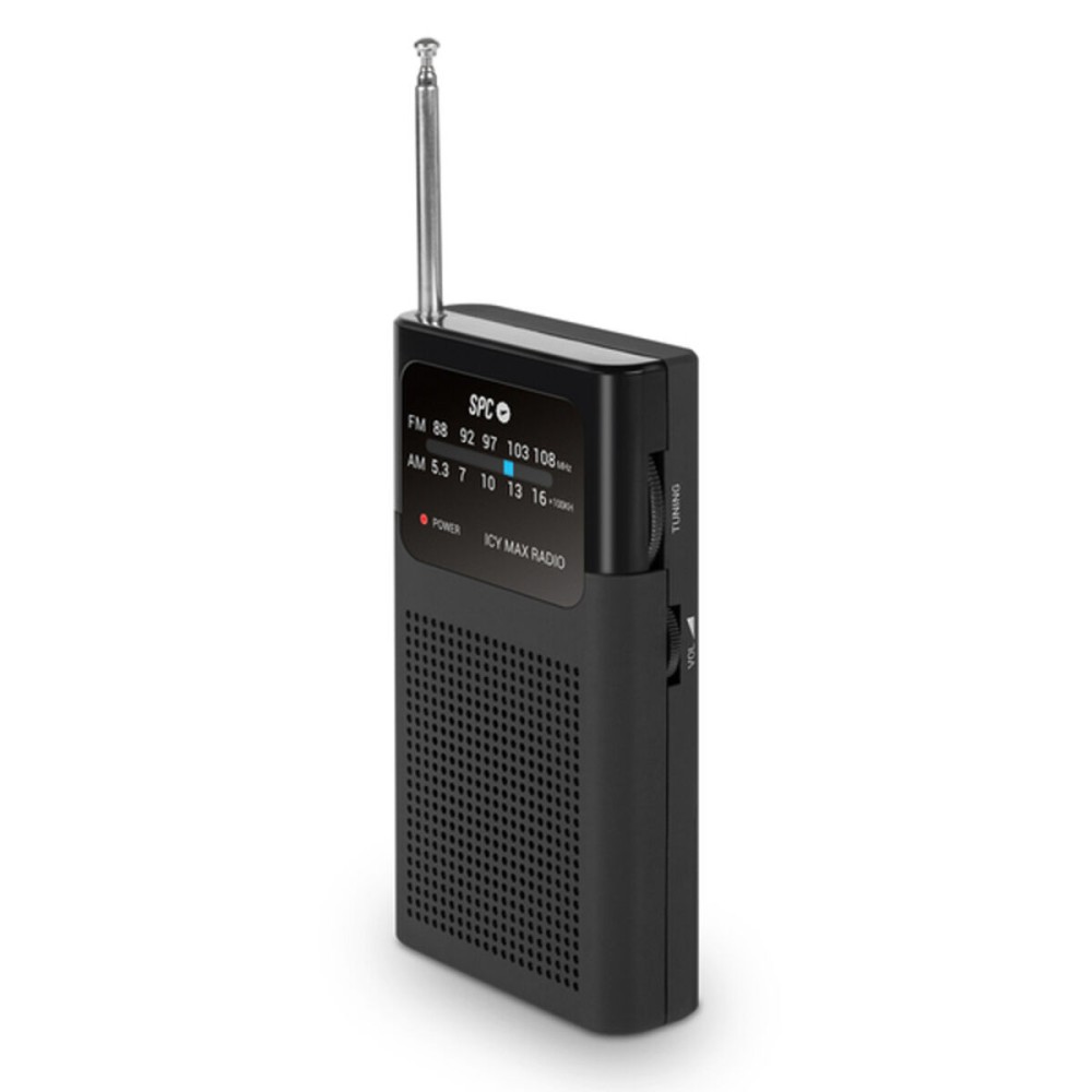 Ραδιόφωνο Τρανζίστορ SPC SPC Icy Max AM/FM 0,3W NEGRO
