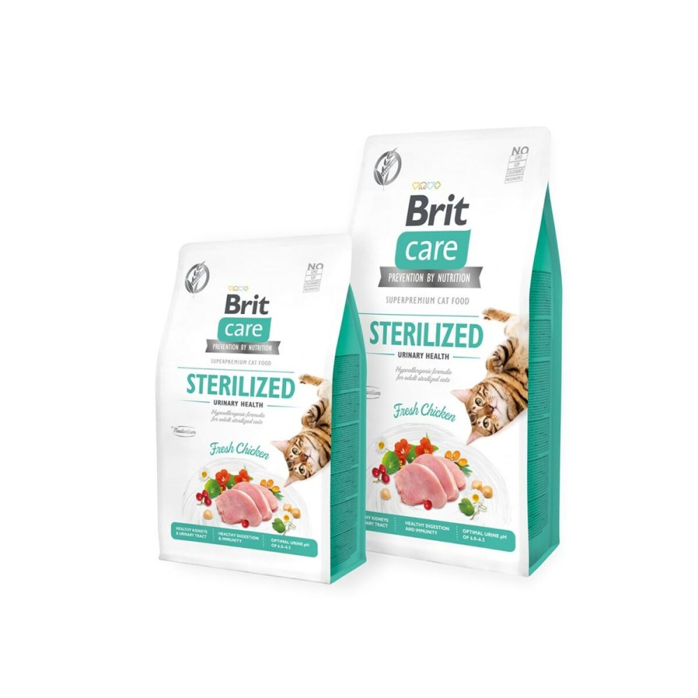 Γατοτροφή Brit Care Grain Free Sterilized Urinary Health Ενηλίκων Κοτόπουλο 7 kg