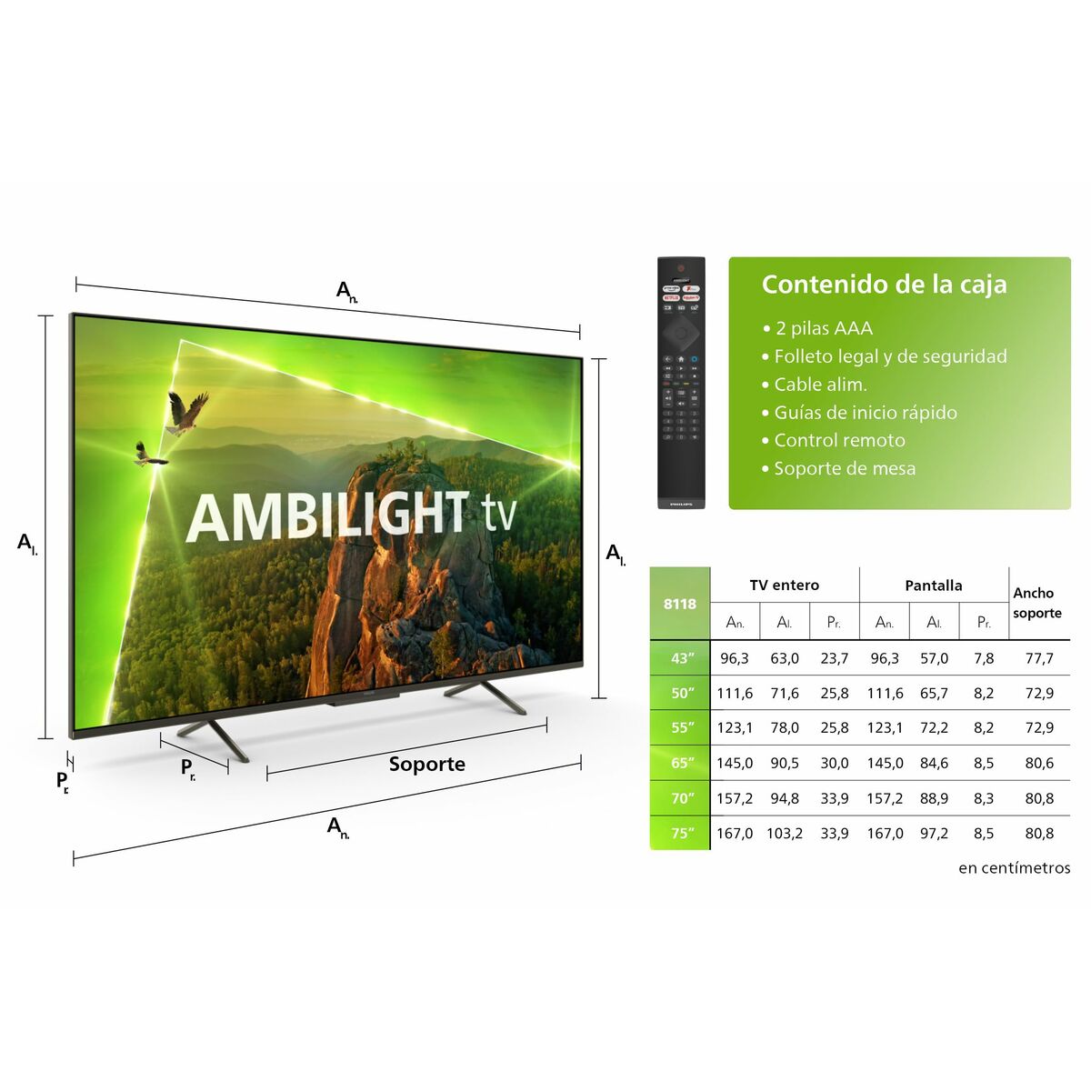 Smart TV Philips 50PUS8118 50" 4K Ultra HD LED