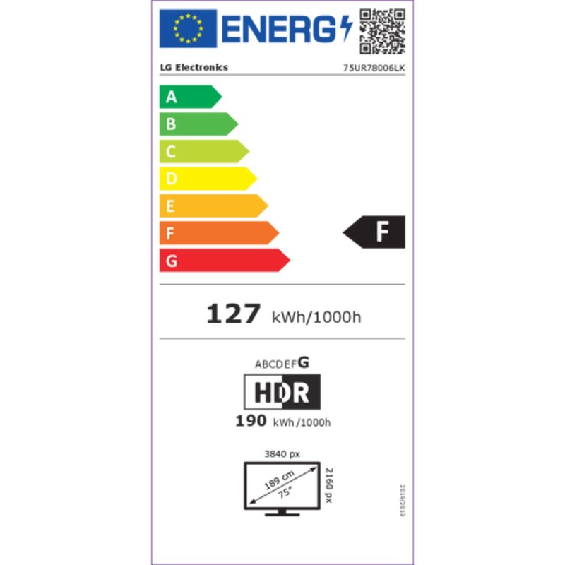 Smart TV LG 75UR78006LK LED 4K Ultra HD HDR 75"