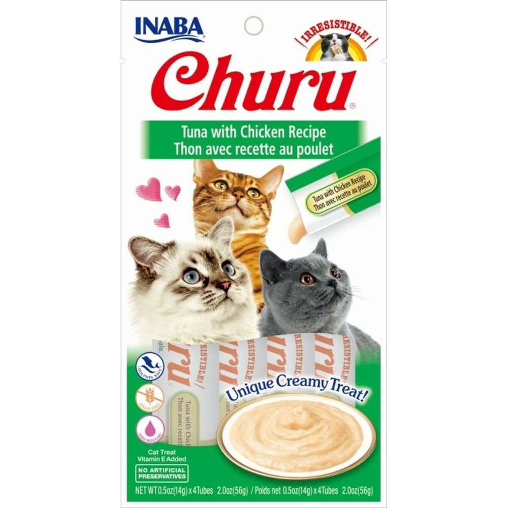 Snack for Cats Inaba   4 x 14 g Λιχουδιές Κοτόπουλο Τόνος