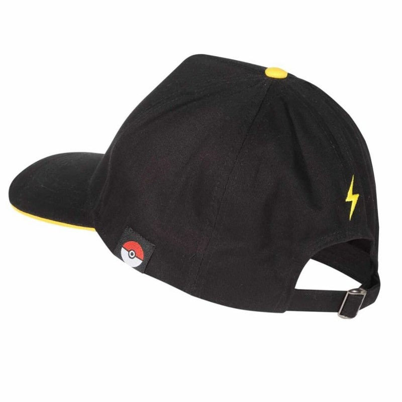 Unisex Καπέλο Pokémon Pikachu Badge 58 cm Μαύρο Ένα μέγεθος