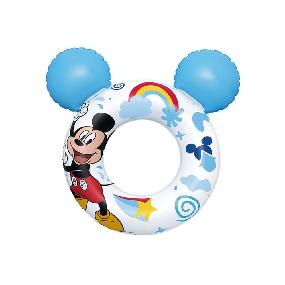 Inflatable Pool Float Bestway Mickey Mouse 74 x 76 cm Μπλε Λευκό