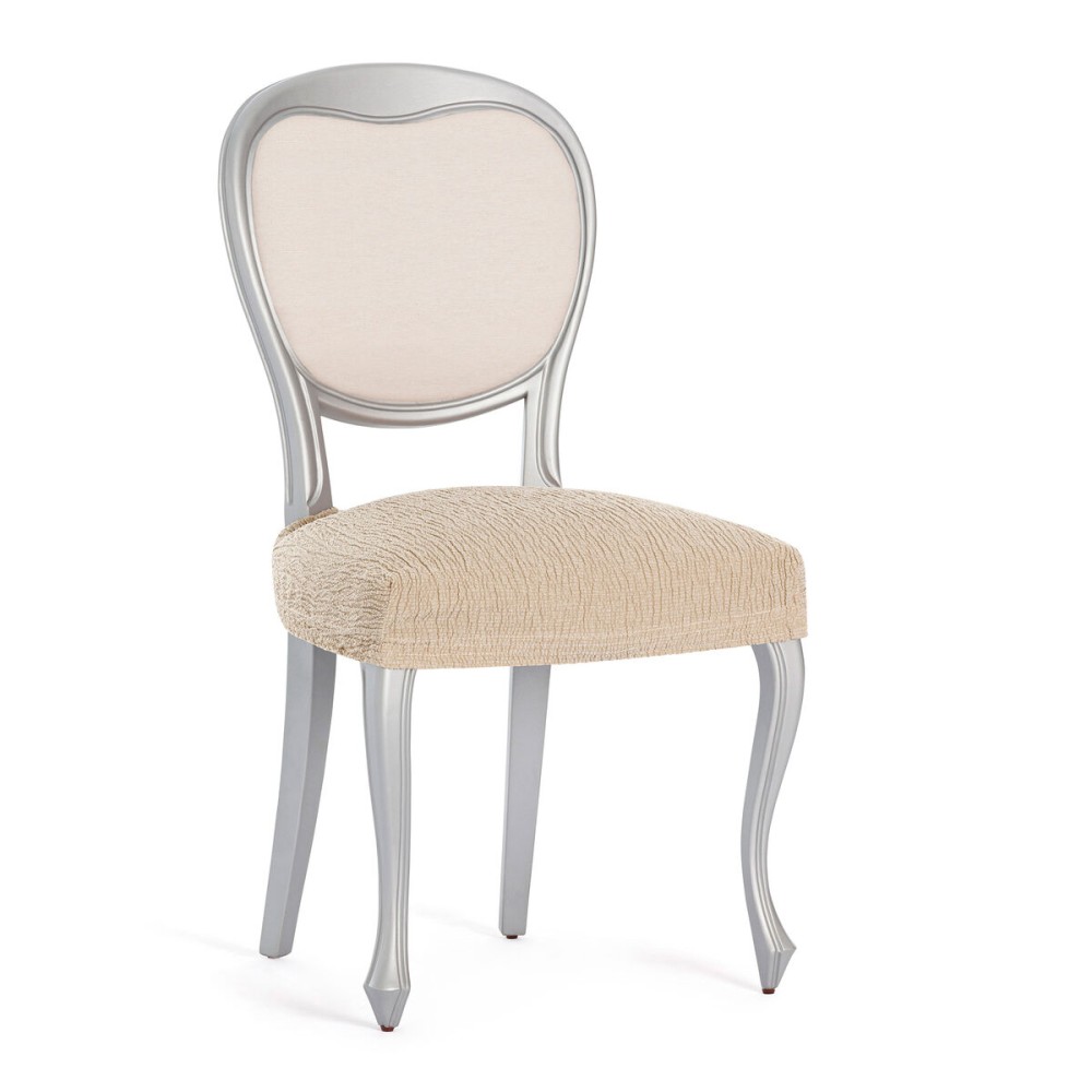 Κάλυμμα για Καρέκλα Eysa TROYA Θερμό Λευκό 50 x 5 x 50 cm x2