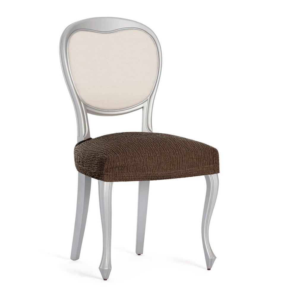 Κάλυμμα για Καρέκλα Eysa TROYA Καφέ 50 x 5 x 50 cm x2