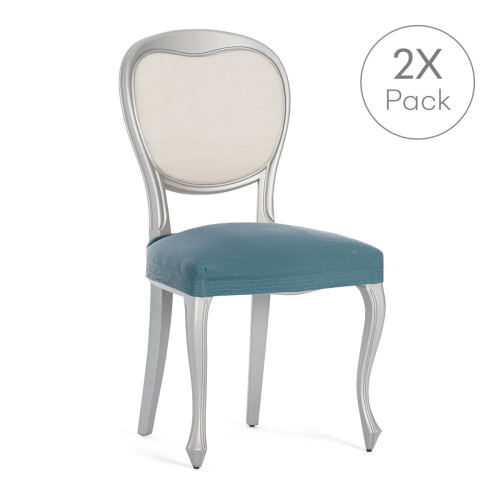 Κάλυμμα για Καρέκλα Eysa BRONX Σμαραγδένιο Πράσινο 50 x 5 x 50 cm x2