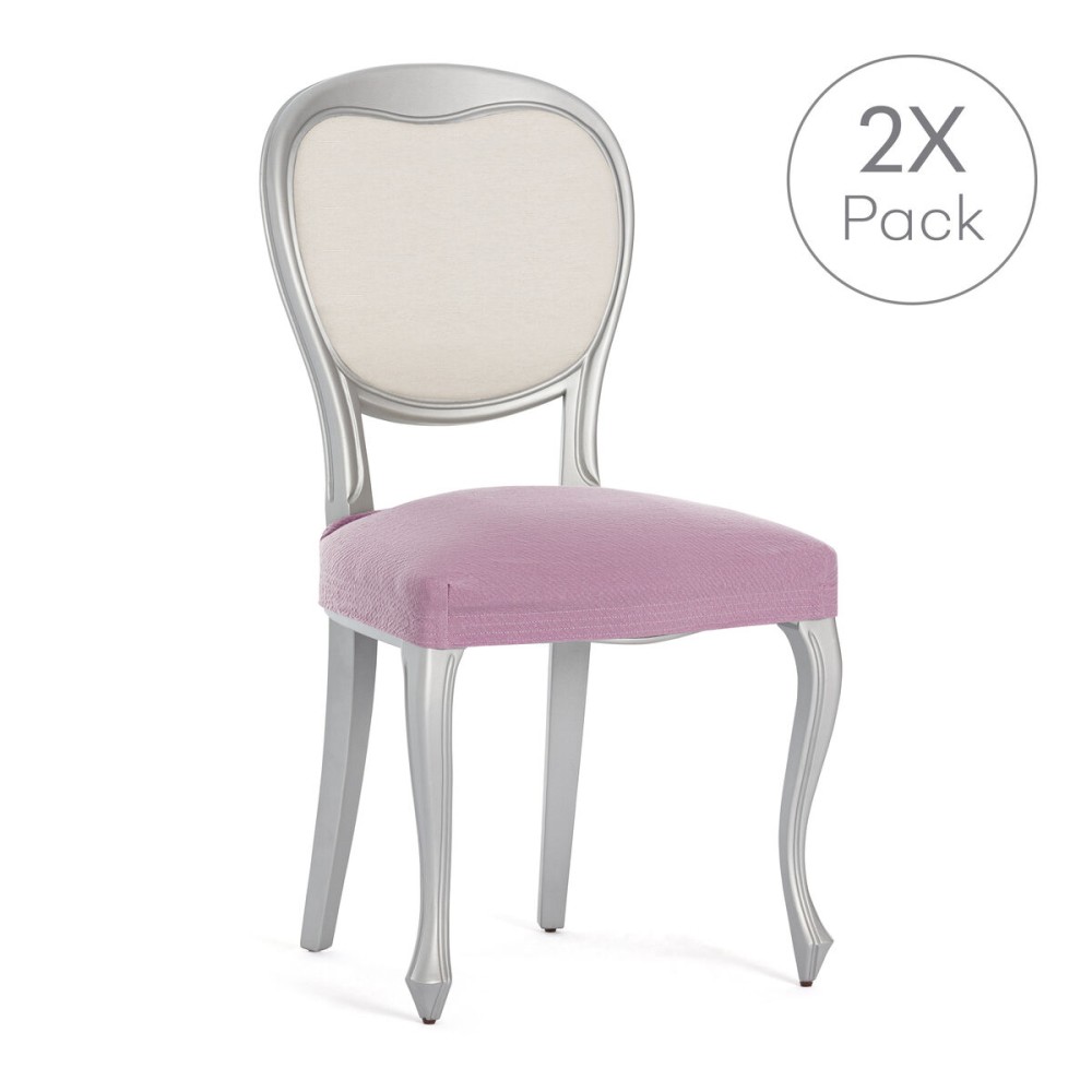 Κάλυμμα για Καρέκλα Eysa BRONX Ροζ 50 x 5 x 50 cm x2