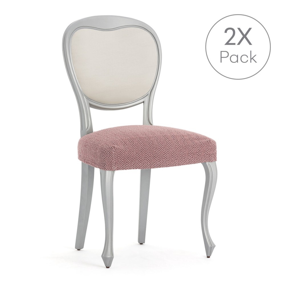 Κάλυμμα για Καρέκλα Eysa JAZ Ροζ 50 x 5 x 50 cm x2