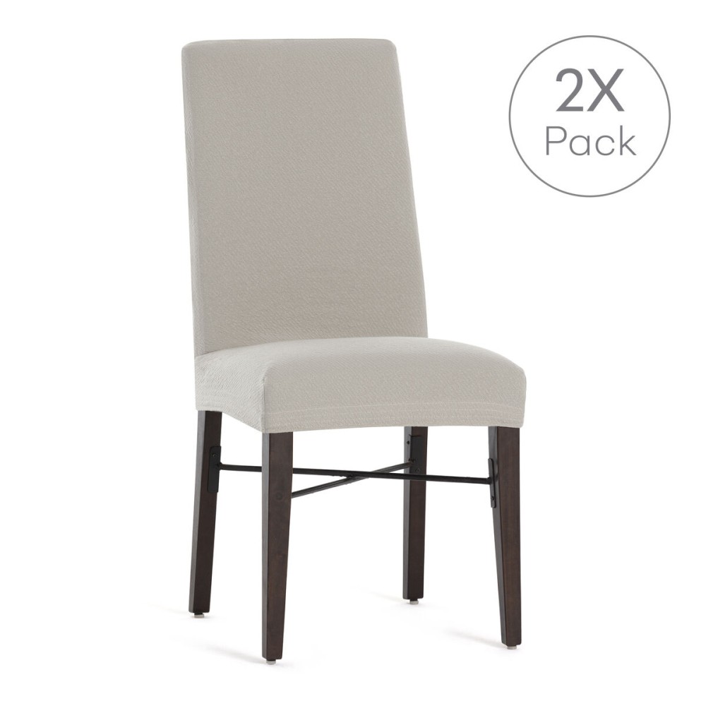 Κάλυμμα για Καρέκλα Eysa BRONX λινό 50 x 55 x 50 cm x2