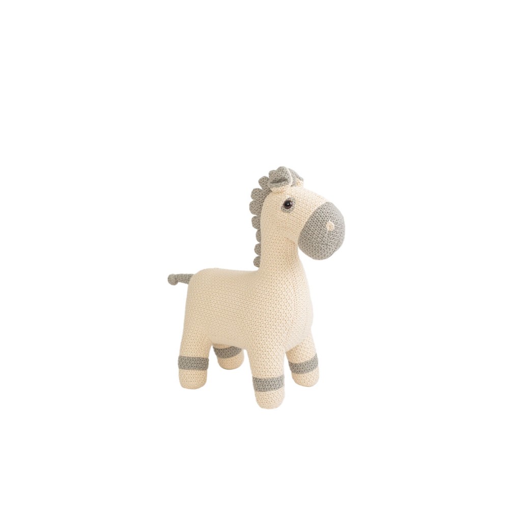 Αρκουδάκι Crochetts AMIGURUMIS MINI Λευκό Άλογο 38 x 42 x 18 cm