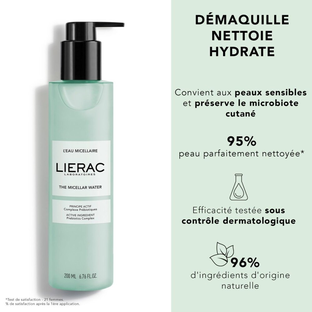 Καθαριστικό για το Μακιγιάζ Προσώπου Lierac L'Eau Micellaire 50 ml