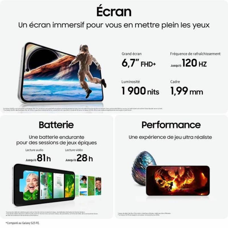 Smartphone Samsung Galaxy S24 FE 5G 6,7" 8 GB RAM 128 GB Πράσινο