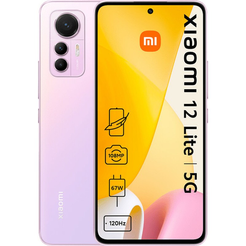Smartphone Xiaomi 12 Lite 5G 6,55" Octa Core 6 GB RAM 128 GB Ροζ