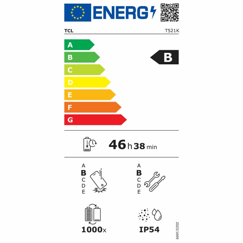 Smartphone TCL 60 SE NxtPaper 5G 6,7" Octa Core 8 GB RAM 256 GB Πράσινο