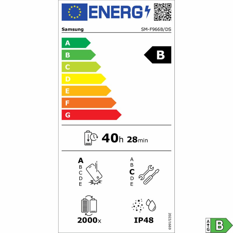 Smartphone Samsung SM-F966B 8" 6,5" Octa Core 12 GB RAM 512 GB Μαύρο