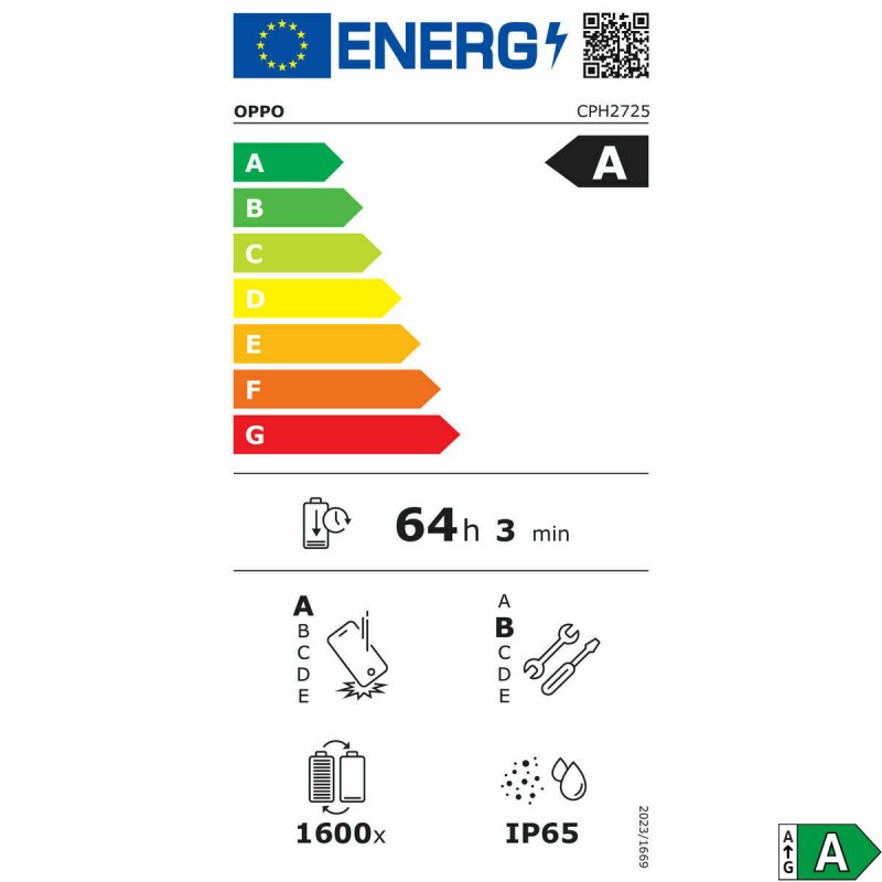 Smartphone Oppo A5X WHITE 6,67" Octa Core 4 GB RAM 128 GB Λευκό