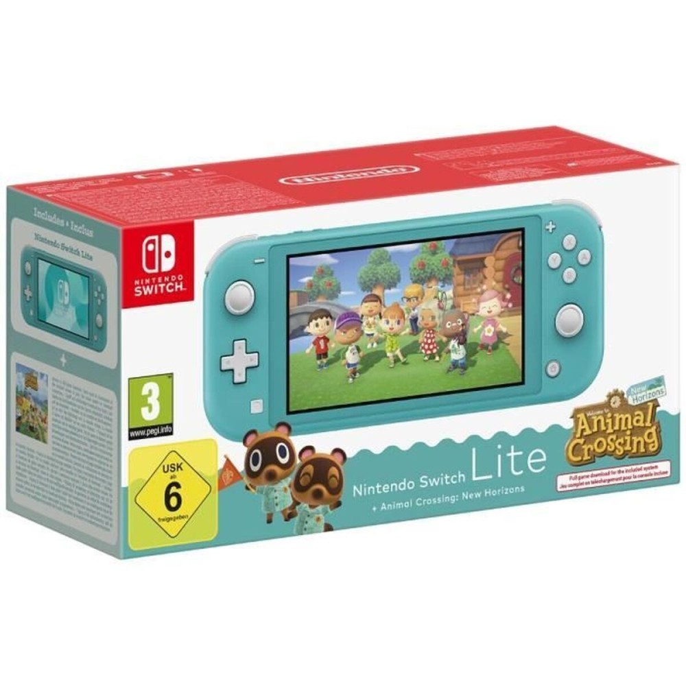 Nintendo Switch Lite + Animal Crossing Nintendo 45496546083 Τυρκουάζ