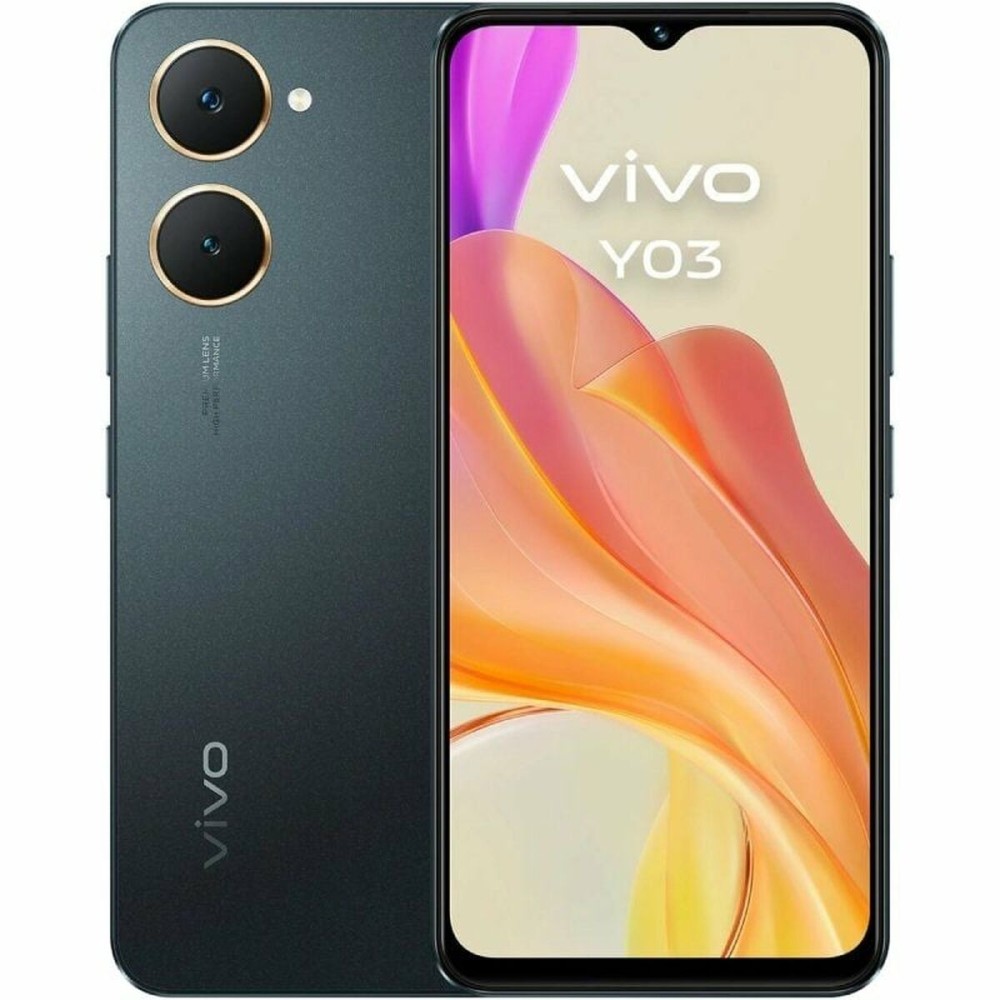 Smartphone Vivo Y03 6,56" MediaTek Helio G85 4 GB RAM 128 GB Μαύρο