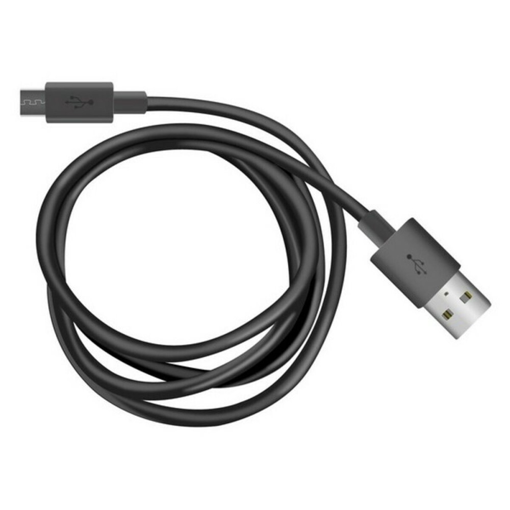 Καλώδιο USB σε micro USB KSIX B1740CU03 Μαύρο 3 m