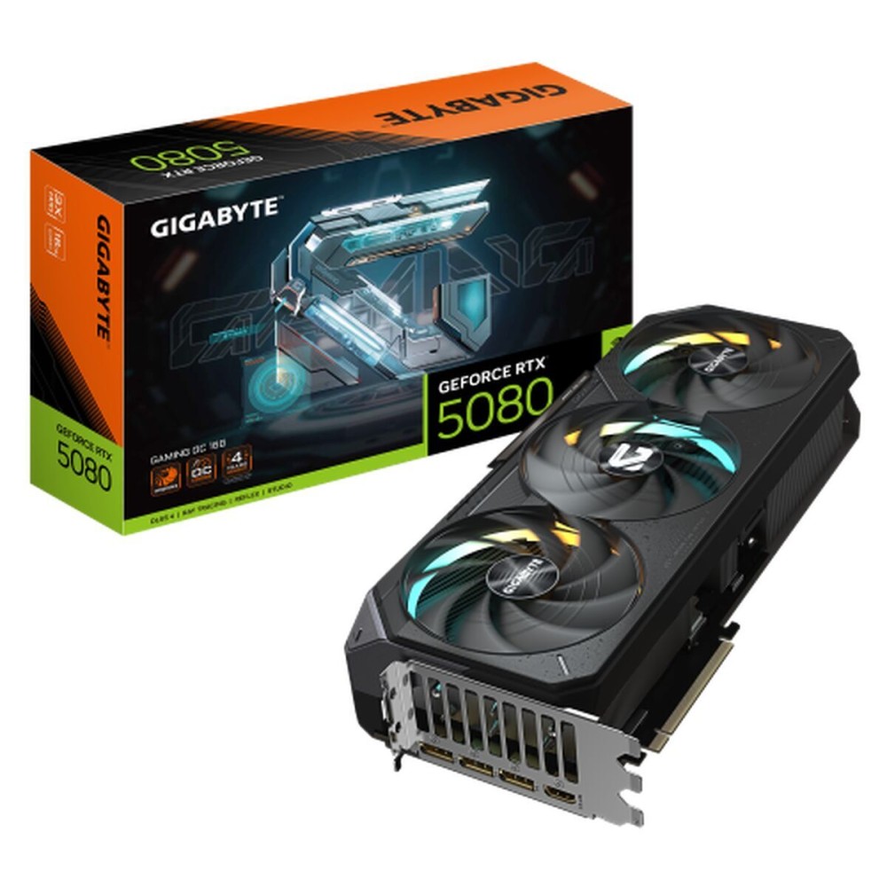 Κάρτα Γραφικών Gigabyte GeForce RTX 5080 GAMING OC 16G GEFORCE RTX 5080 16 GB GDDR6 GDDR7