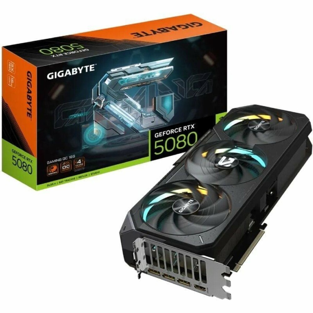 Κάρτα Γραφικών Gigabyte GeForce RTX 5080 GAMING OC 16G GEFORCE RTX 5080 16 GB GDDR6 GDDR7