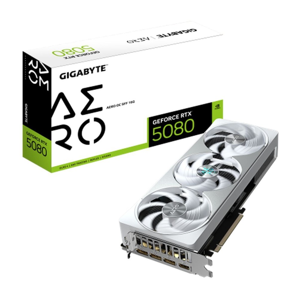 Κάρτα Γραφικών Gigabyte GeForce RTX 5080 AERO OC SFF 16G GEFORCE RTX 5080 16 GB GDDR6 GDDR7
