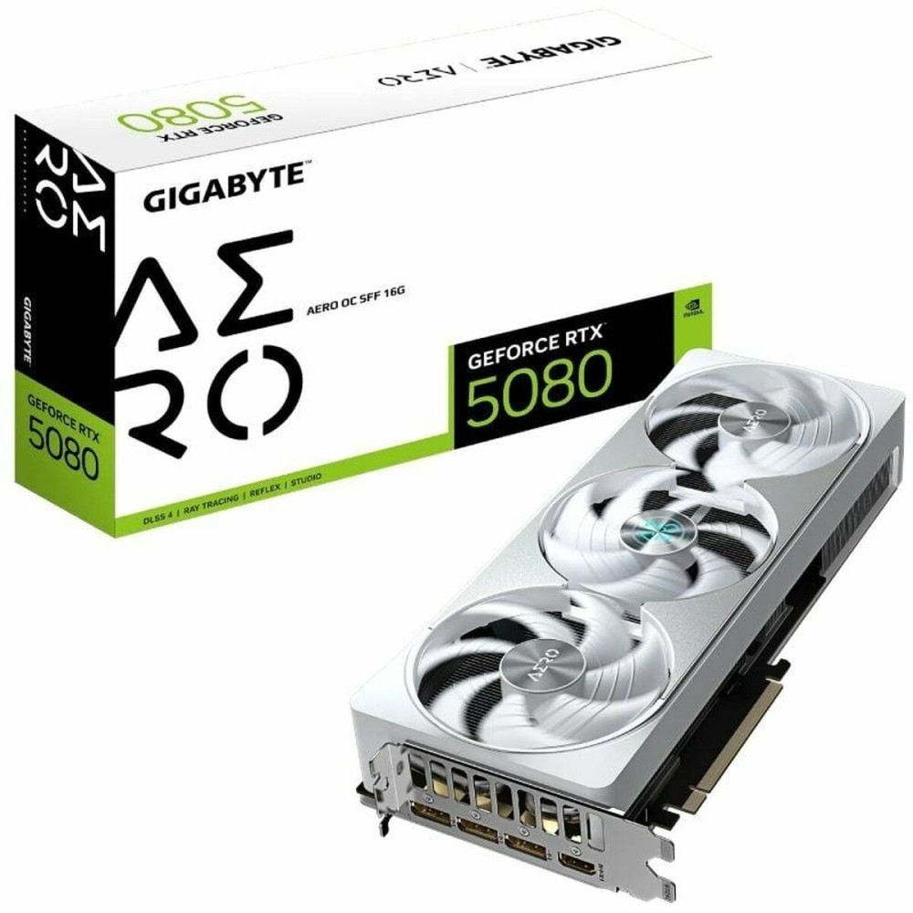 Κάρτα Γραφικών Gigabyte GeForce RTX 5080 AERO OC SFF 16G GEFORCE RTX 5080 16 GB GDDR6 GDDR7