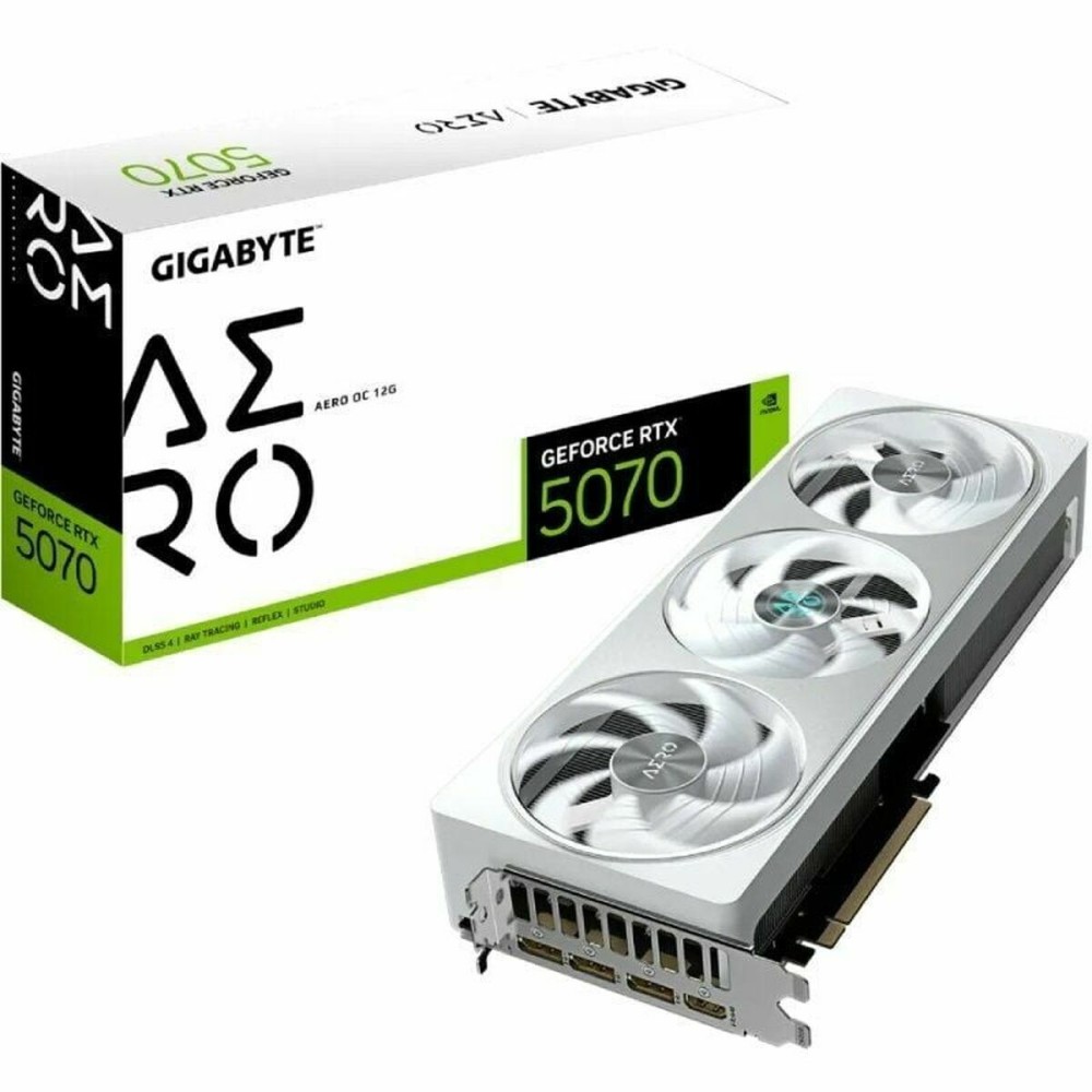 Κάρτα Γραφικών Gigabyte GeForce RTX 5070 AERO OC 12G nvidia geforce rtx 5070 12 GB GDDR6 GDDR7