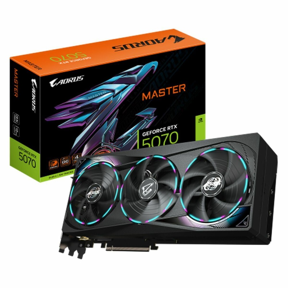 Κάρτα Γραφικών Gigabyte AORUS GeForce RTX 5070 MASTER 12G nvidia geforce rtx 5070 12 GB GDDR6 GDDR7