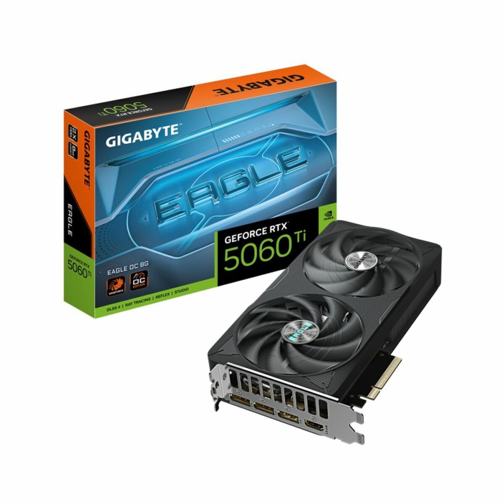 Κάρτα Γραφικών Gigabyte GeForce RTX 5060 Ti EAGLE OC 8G geforce rtx 5060 ti 8 GB GDDR6 GDDR7