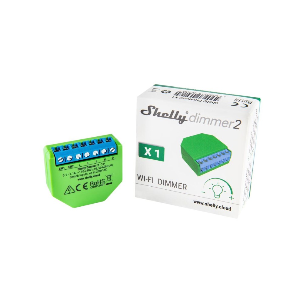 Μονάδα διακόπτη Wi-Fi Shelly Dimmer 2 240 V 2 A