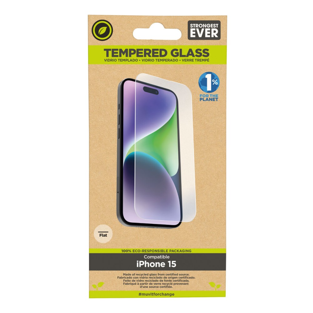 Προστατευτικό Οθόνης για Κινητά Muvit iPhone 15 iPhone 15