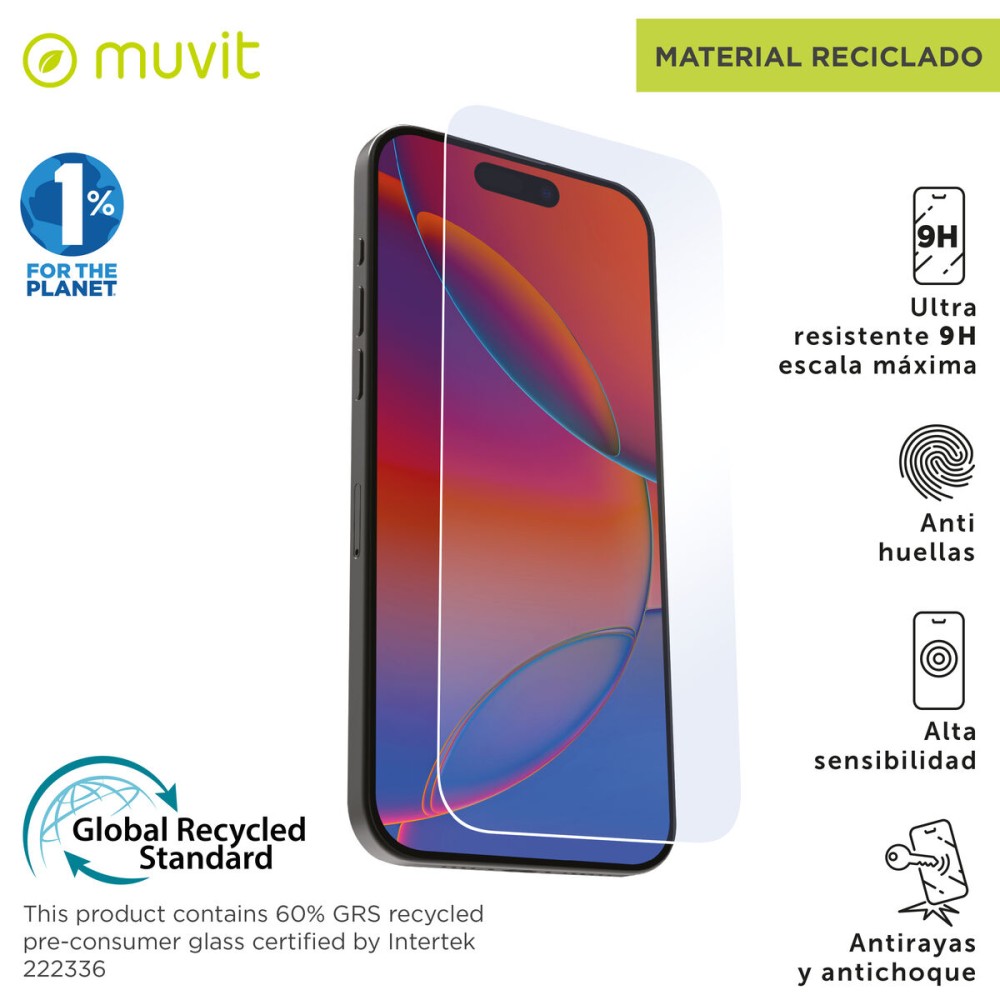 Προστατευτικό Οθόνης για Κινητά Muvit for Change iPhone 17 Air iPhone 17 Air