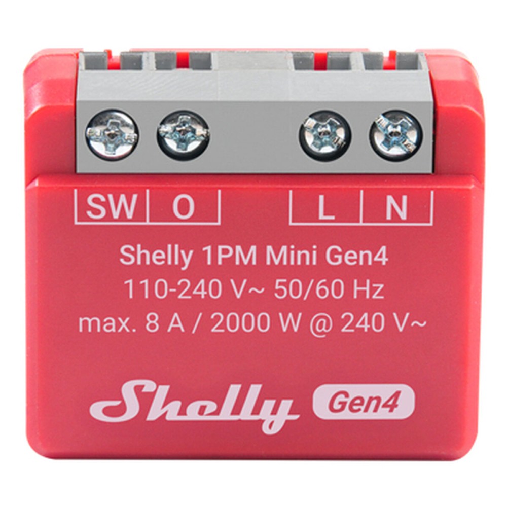Έξυπνο Βύσμα Shelly S4SW-001P8EU Bluetooth Wi-Fi Bluetooth 5.0