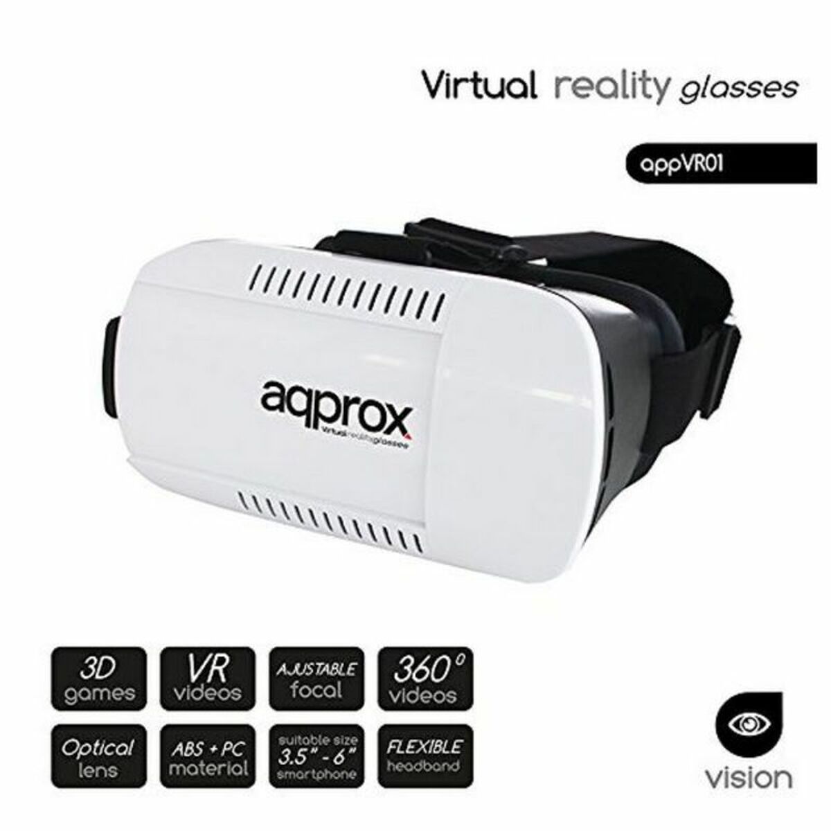 Γυαλιά Εικονικής Πραγματικότητας approx! APPVR01 3,5"-6"
