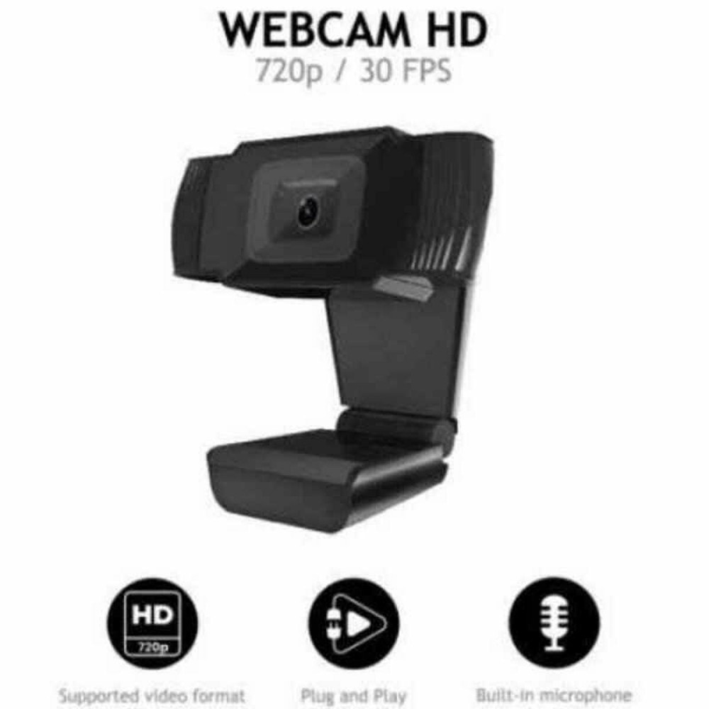 Webcam Nilox NXWC02 HD 720P Full HD Μαύρο
