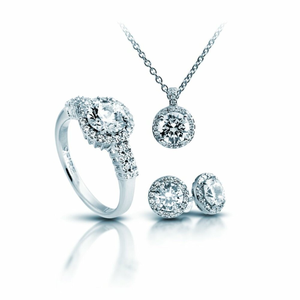 Γυναικείο σετ με κολιέ και σκουλαρίκια Diamonfire 1312691917170 Δαχτυλίδια